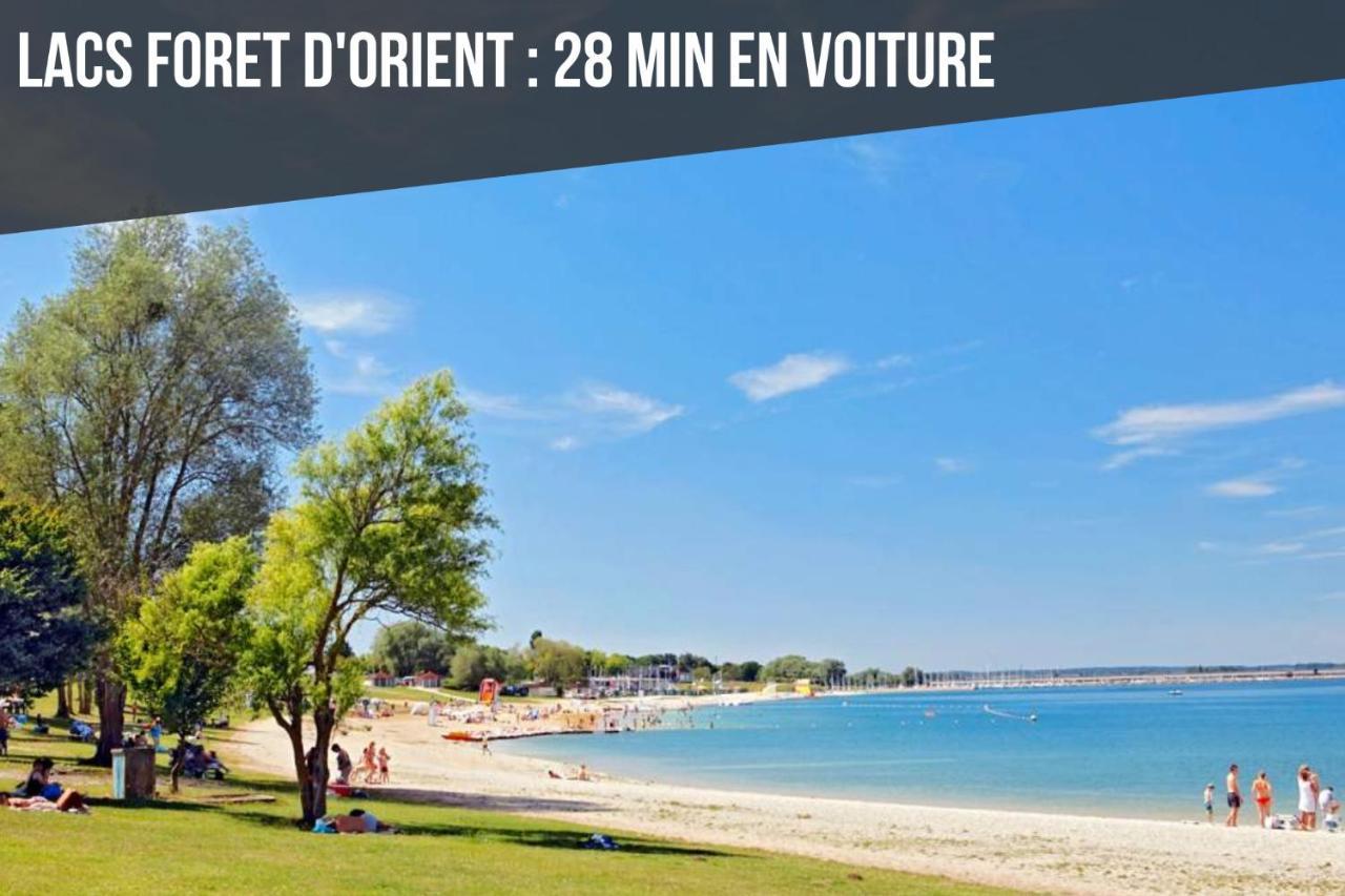 Quartier Des Theatres Centre, Wifi Et Parking - Zen Appart Troyes Bagian luar foto