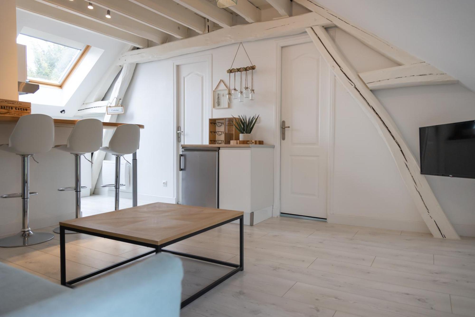 Quartier Des Theatres Centre, Wifi Et Parking - Zen Appart Troyes Bagian luar foto