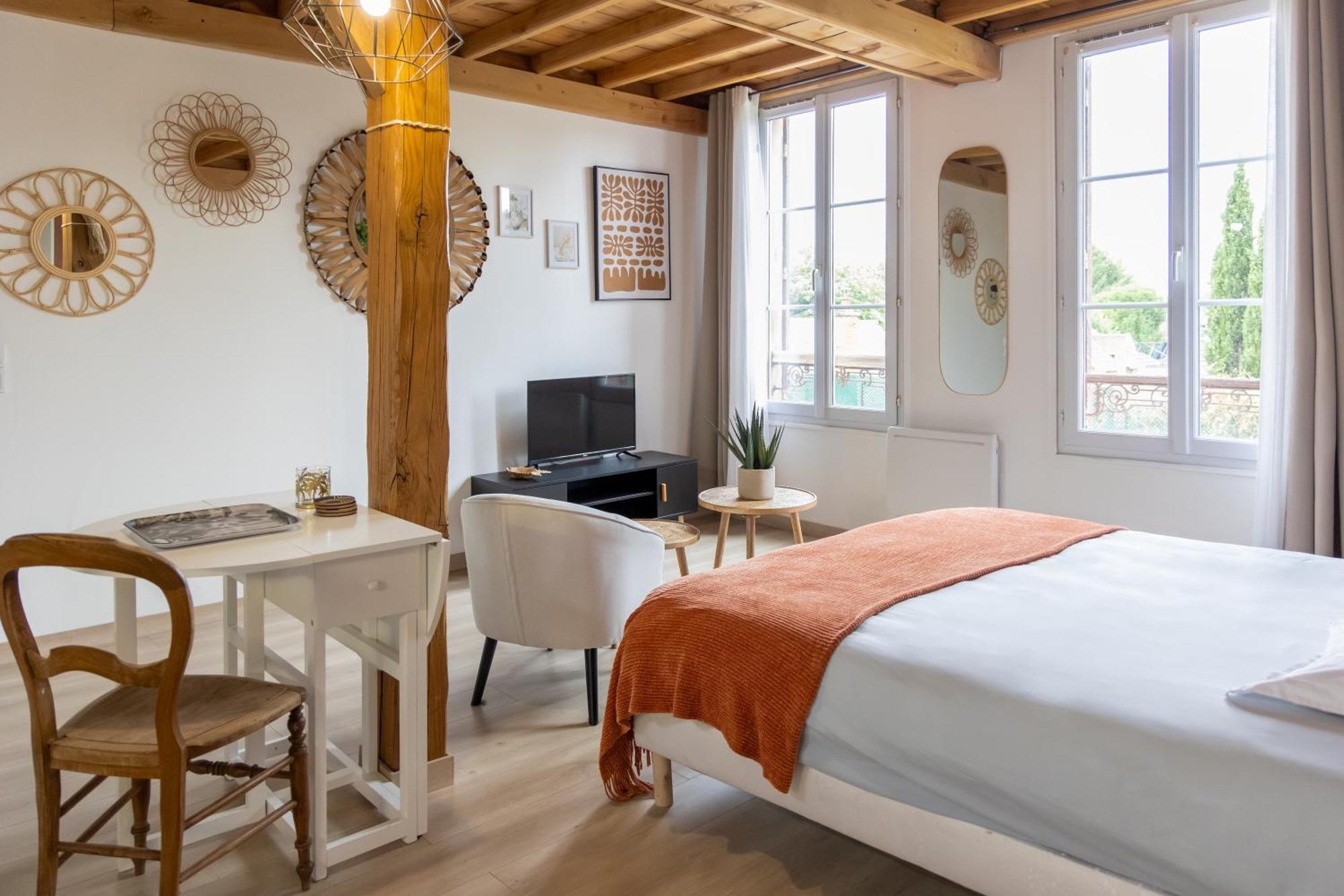 Quartier Des Theatres Centre, Wifi Et Parking - Zen Appart Troyes Bagian luar foto