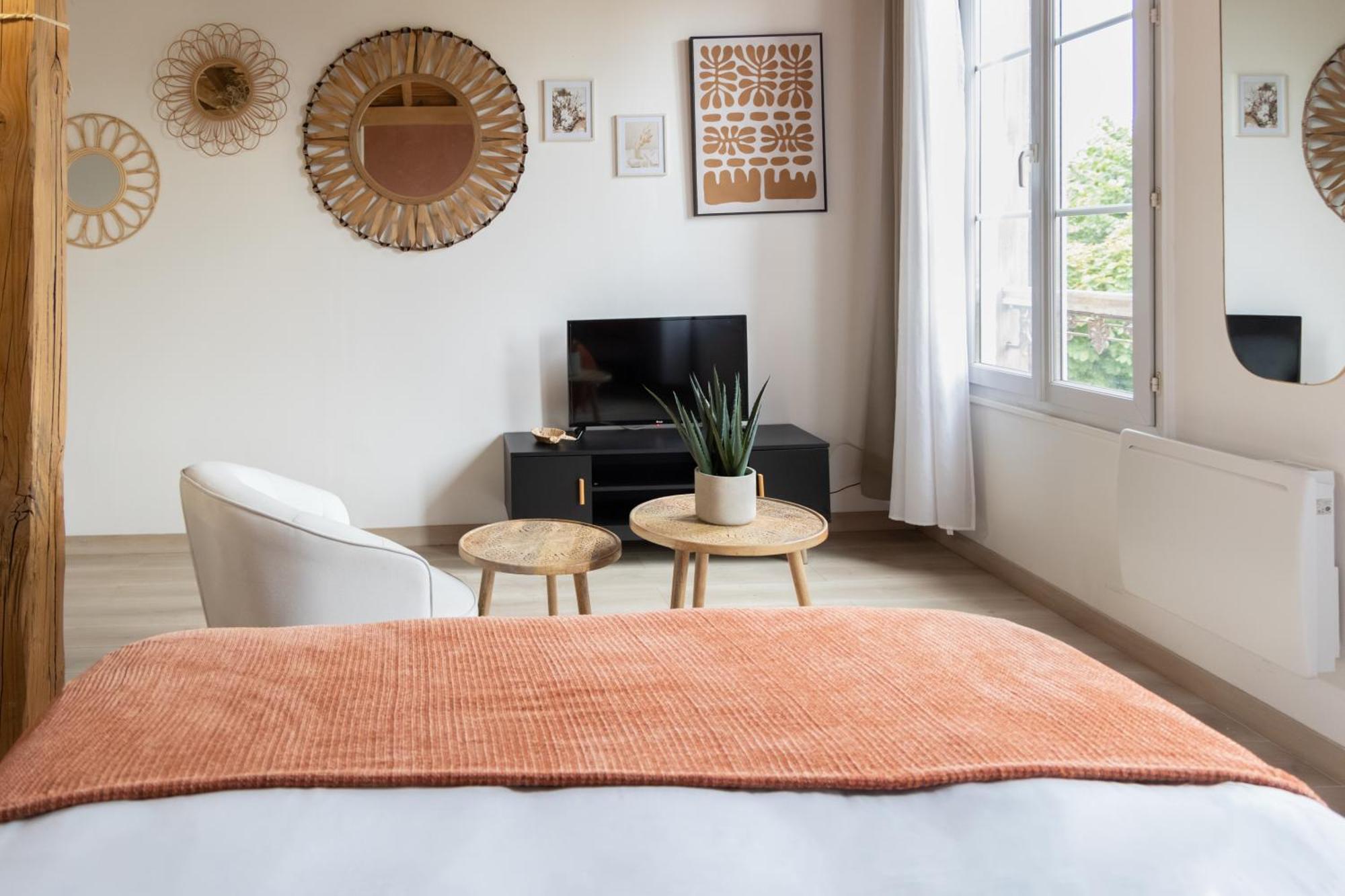 Quartier Des Theatres Centre, Wifi Et Parking - Zen Appart Troyes Bagian luar foto